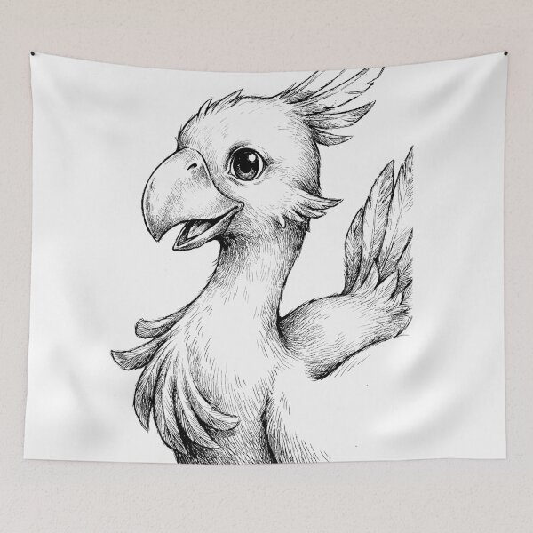 Item preview, Chocobo Final Fantasy IX FF9 FFIX Fanart designed and sold by bapupa.