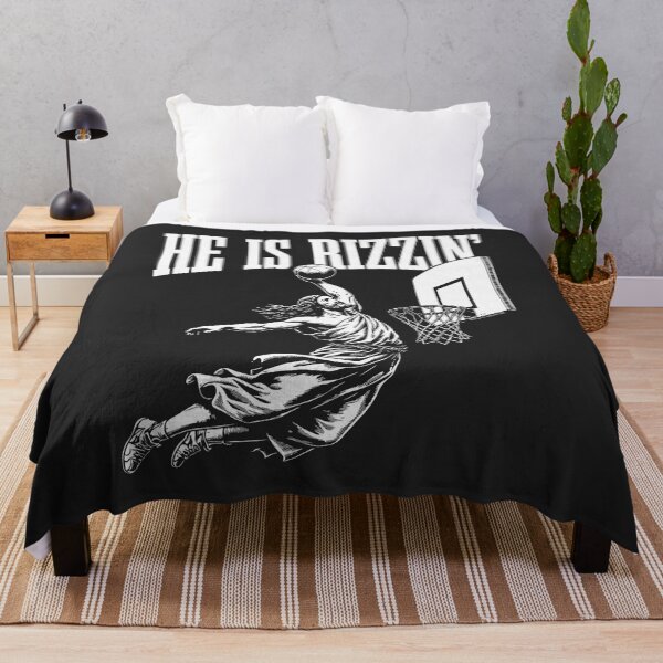 Item preview, He is Rizzin Funny Jesus Basketball Meme Easter Christian designed and sold by ArleneRowe.