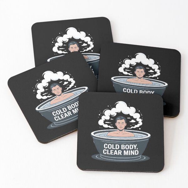 Item preview, Cold Body Clear Mind – Cold Plunge Ice Bath Minimal Shirt designed and sold by ImaginedSpace7.