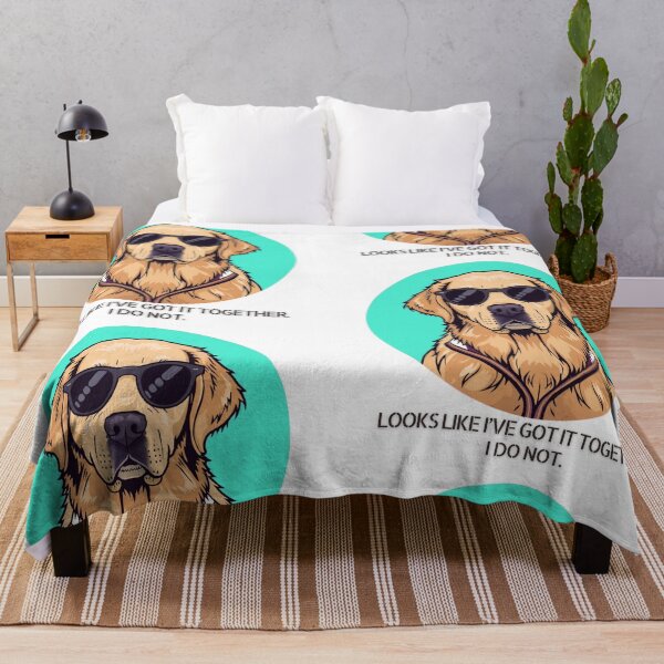 Item preview, Looks Like I’ve Got It Together. I do not. Golden Retriever. Retro 90s. designed and sold by Everything Golden Co..