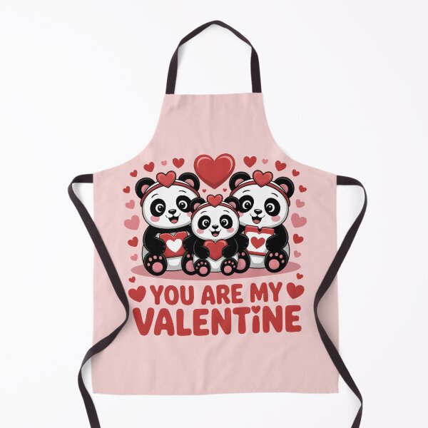 Item preview, Cute Valentine Pandas – You Are My Valentine Text designed and sold by Nimkaew.