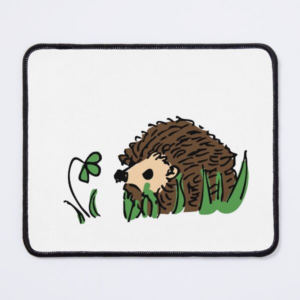 Item preview, Hedgehog with Clover designed and sold by SketchBest.