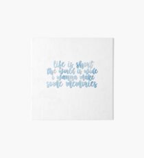 the world is wide. Art Board Print