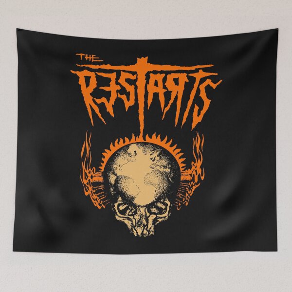 Item preview, Head Skull With Band Typography designed and sold by ShadeFall.