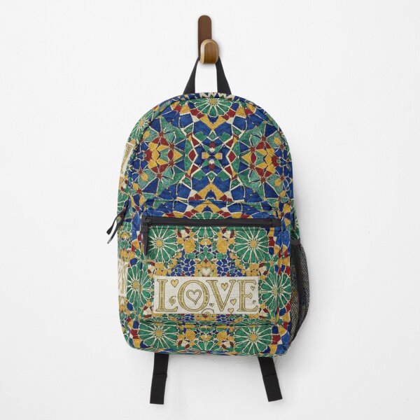 Item preview, Moroccan Zellige Geometric Pattern LOVE Art designed and sold by designwiss.