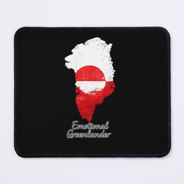 Item preview, Emotional Greenlander Shirt – Greenland Map with Flag Design designed and sold by nbg2012.