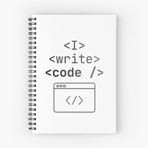 Item preview, I Write Code – Minimal Programmer Design for Coders & Developers designed and sold by curatedtypo.