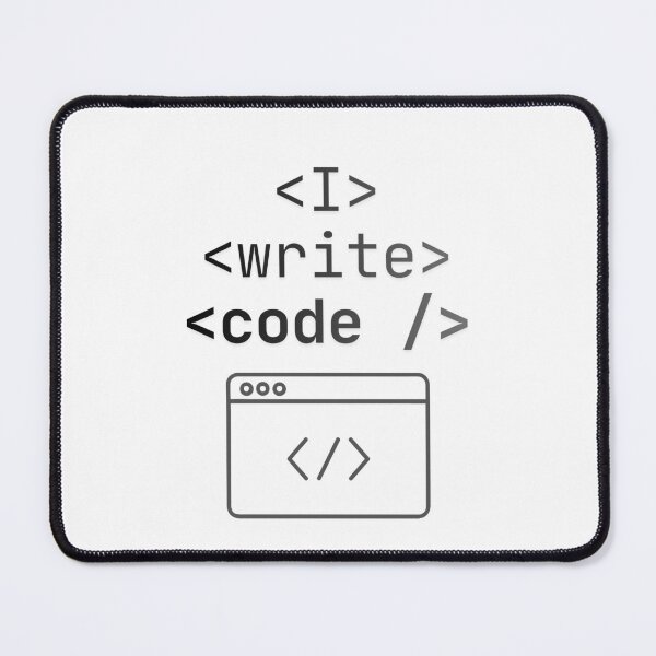 Item preview, I Write Code – Minimal Programmer Design for Coders & Developers designed and sold by curatedtypo.