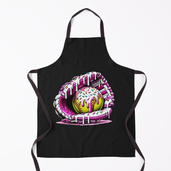 Item preview, Softball Drip Ice Cream Sprinkles Softball Glove  designed and sold by ArleneRowe.