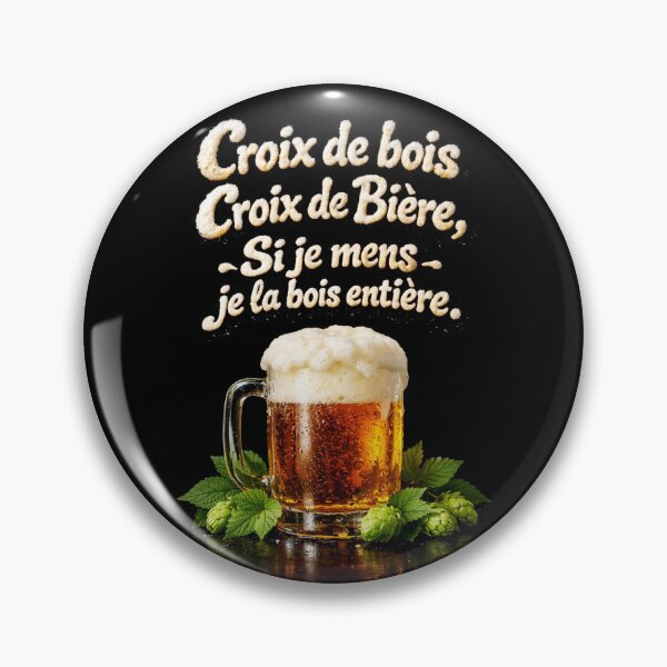 Item preview, Cerveza divertida, cruz de madera, cruz de cerveza, si miento me la beberé toda designed and sold by XavuniverS.