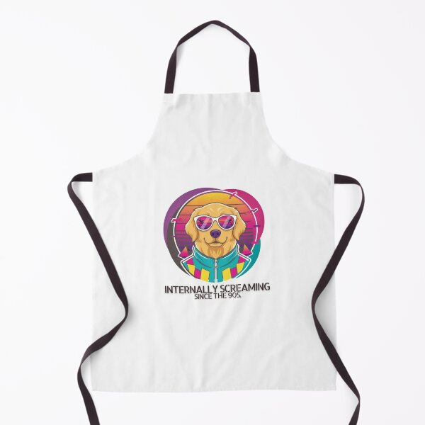 Item preview, Internally screaming since the 90s. Golden Retriever. Retro 90s. designed and sold by Everything Golden Co..