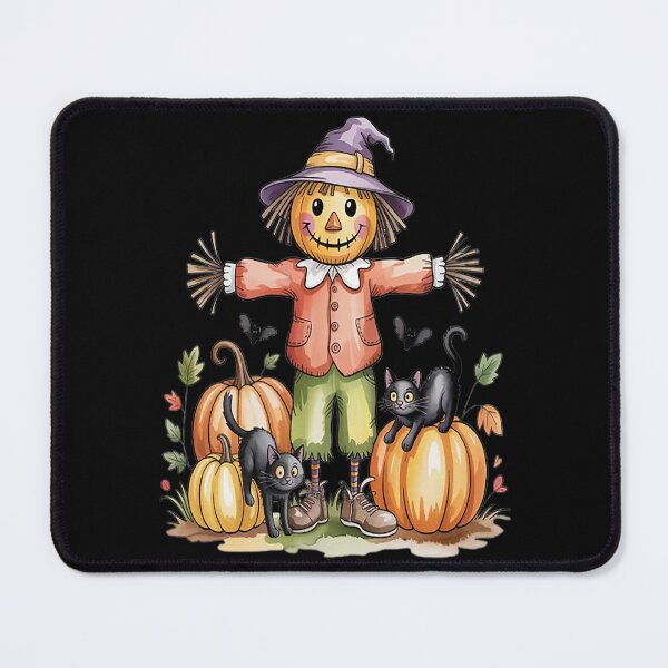 Item preview, Halloween Harmony With Black Cats And Pumpkins designed and sold by HaiharryCartoon.
