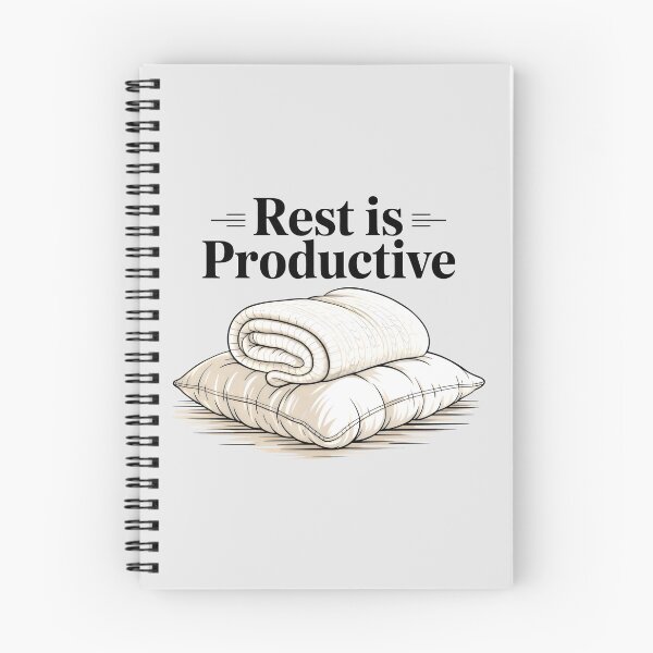 Item preview, Rest Is Productive Motivational Quote Cozy Pillow and Blanket Art designed and sold by SplashTastic.