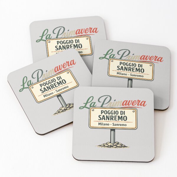 Item preview, Poggio di San Remo – La Primavera Retro Street Sign (Milano–San Remo) designed and sold by malero-design.