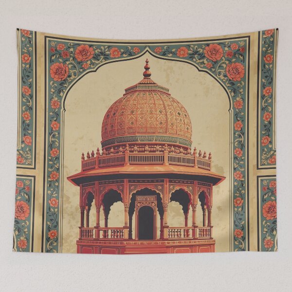 Item preview, Royal Haveli Pichwai Majesty designed and sold by RSDigitalPrintDesign.