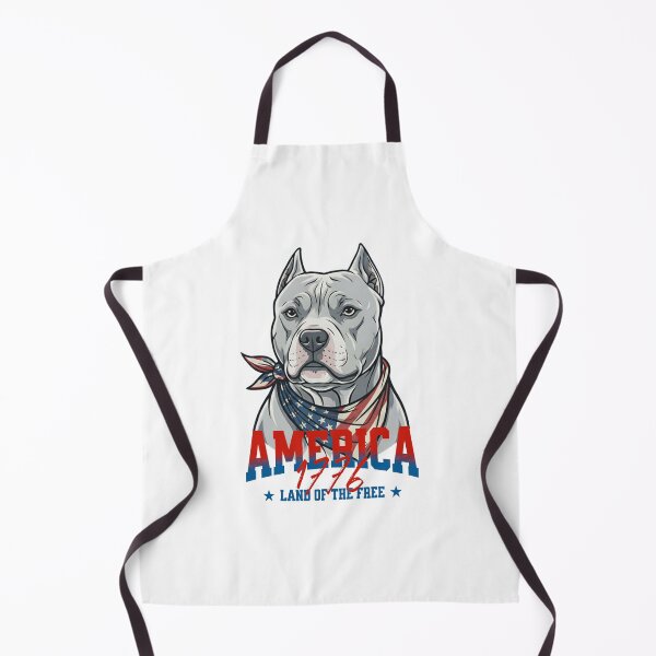 Item preview, Vintage Pitbull Terrier 1776 American Flag USA 250th designed and sold by EvrmoodCo.