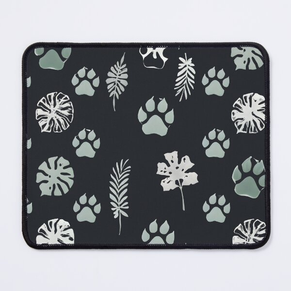 Item preview, Botanical Paw Print Pattern designed and sold by PawJoyParents.