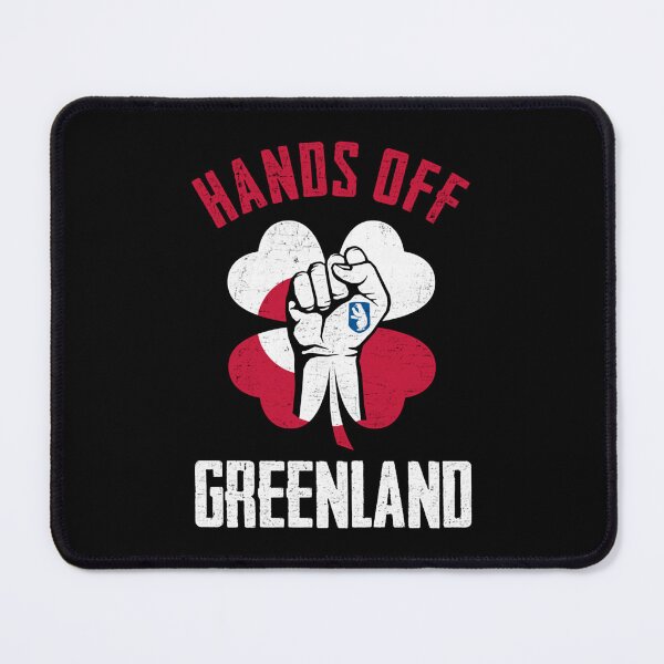 Item preview, Hands Off Greenland Raised Fist Resistance designed and sold by DarylPope.