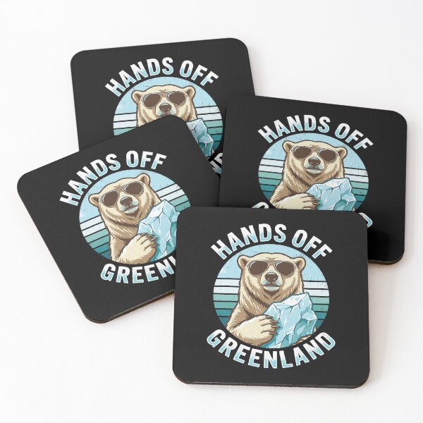 Item preview, Hands Off Greenland Polar Bear  designed and sold by DarylPope.