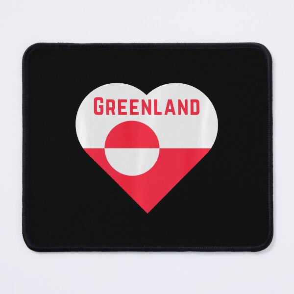 Item preview, Greenland National Pride Heart designed and sold by DarylPope.