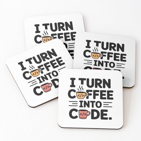 Item preview, Coffee Into Code Quote designed and sold by SnickerStation.
