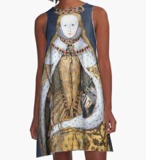 Elizabeth I Coronation Portrait A-Line Dress