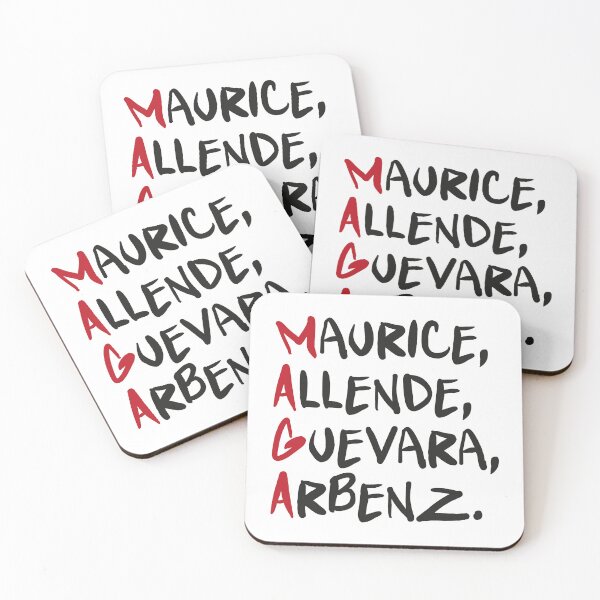 Item preview, MAGA Checklist: Maurice, Allende, Guevara, Arbenz designed and sold by sXe-art.