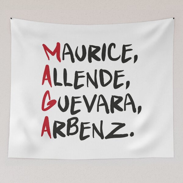 Item preview, MAGA Checklist: Maurice, Allende, Guevara, Arbenz designed and sold by sXe-art.