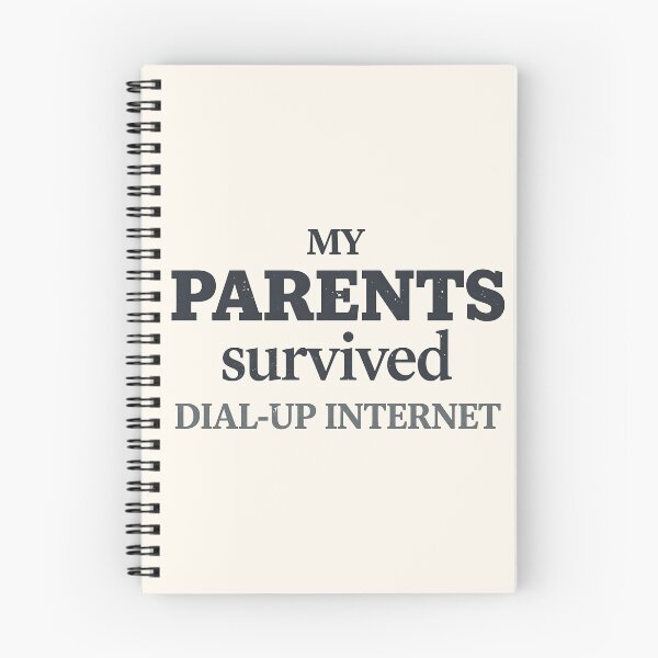 Item preview, My Parents Survived Dial-Up Internet Vintage Typography designed and sold by PROPera-design.