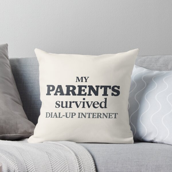 Item preview, My Parents Survived Dial-Up Internet Vintage Typography designed and sold by PROPera-design.