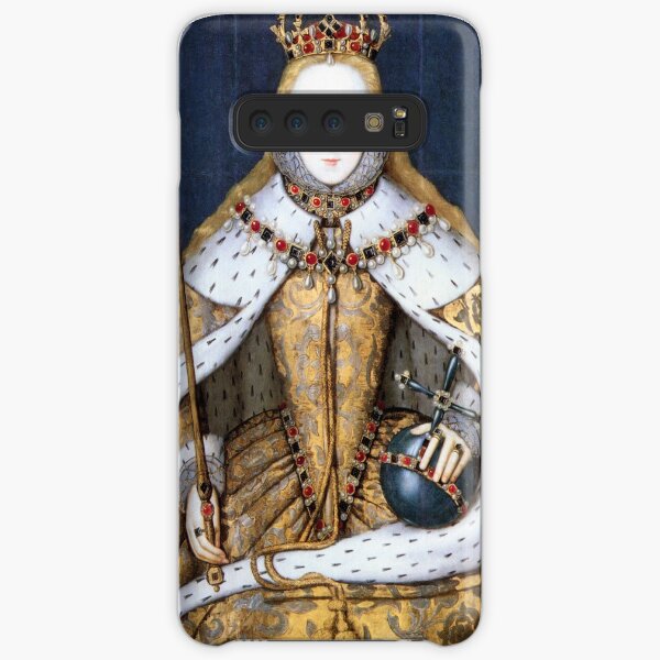 Retrato de Isabel I Coronación Funda rígida para Samsung Galaxy
