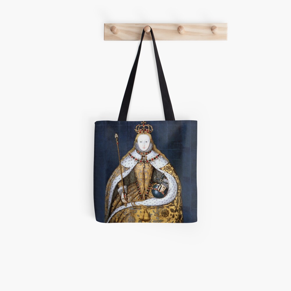 Elizabeth I Coronation Portrait Tote Bag