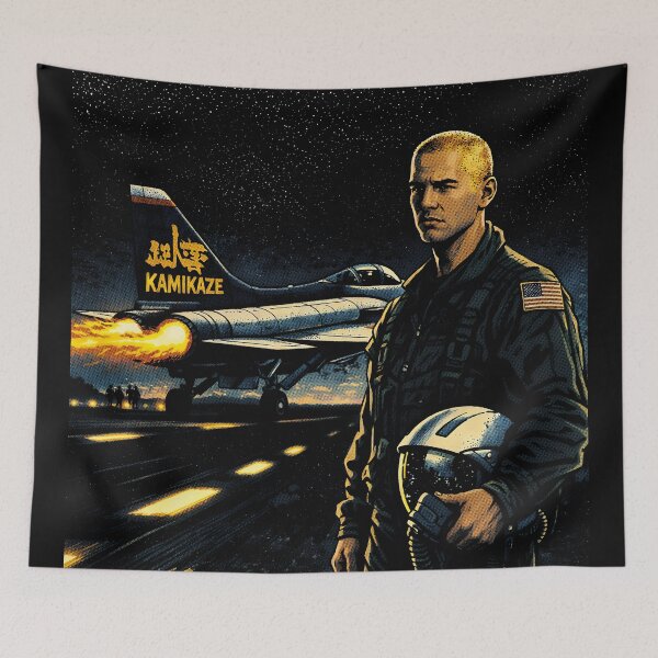 Item preview, KAMIKAZE 6 – The Pilot designed and sold by SteadyRolling.