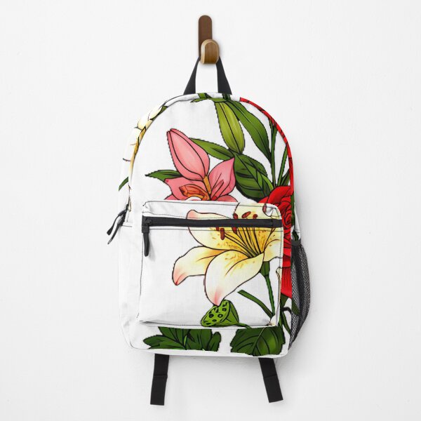 Item preview, Botanical Harmony – Lotus, Lily & Rose Cascade designed and sold by meesub.