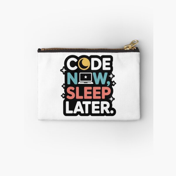 Item preview, Code Now Sleep Later Quote designed and sold by SnickerStation.