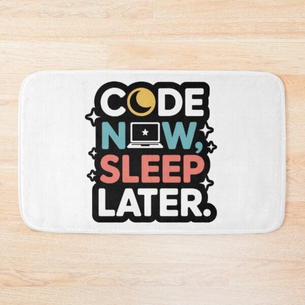 Item preview, Code Now Sleep Later Quote designed and sold by SnickerStation.