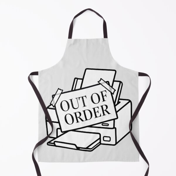 Item preview, Out of Order Funny Broken Printer Office Humor Minimalist Art designed and sold by SplashTastic.