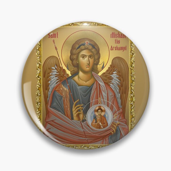 Artikelvorschau, Gerahmte Ikone des Heiligen Erzengels Michael, Heiliger Erzengel Michael entworfen und verkauft von orthodox-icon.