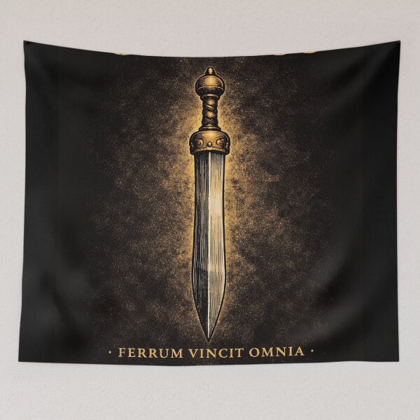 Item preview, Roman Gladius Sword Military History Wall Art designed and sold by Retr0Tshirts.