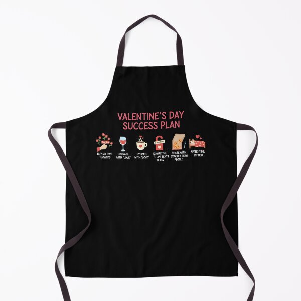 Item preview, Hilarious Labeled Valentine's Day Success Plan Buy Flowers Hydrate Wine Ignore Texts Pizza and Bed for Cheeky Couple Date Wins designed and sold by NADIASHOP86.