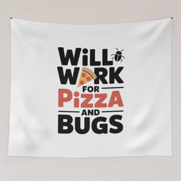 Item preview, Will Work for Pizza Quote designed and sold by SnickerStation.