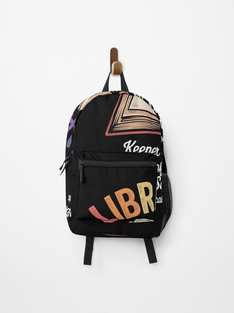 Thumbnail 1 of 3, Backpack, Librarian Definition Library Worker Day designed and sold by CombatTask.