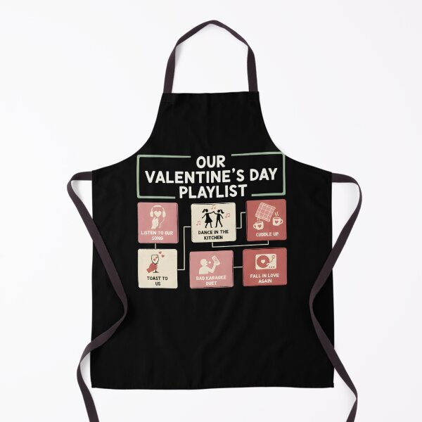 Item preview, Romantic Valentine's Day playlist design featuring headphones song couple dance cozy mugs toast us bad duet and love vinyl spin designed and sold by NADIASHOP86.