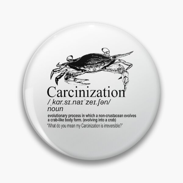 Item preview, Carcinization Definition designed and sold by VintageMedatsu.