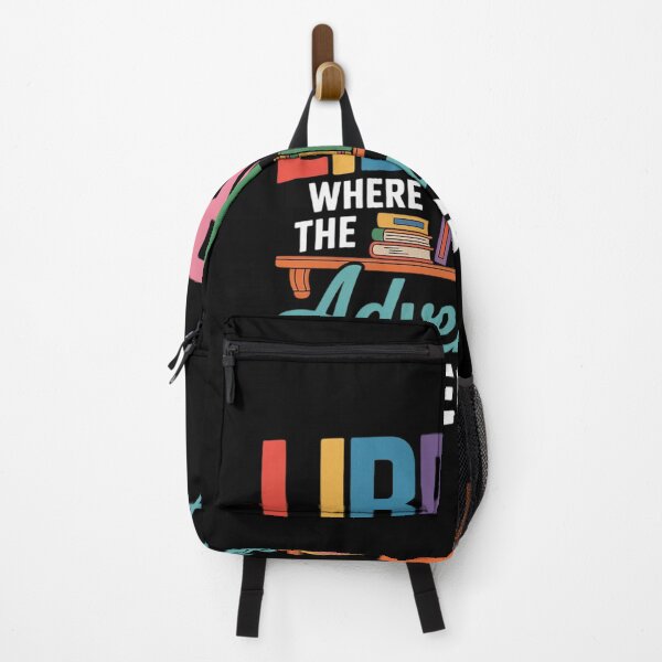 Item preview, Library Books Where Adventure Begins - Librarian Reader designed and sold by PowAcademy.