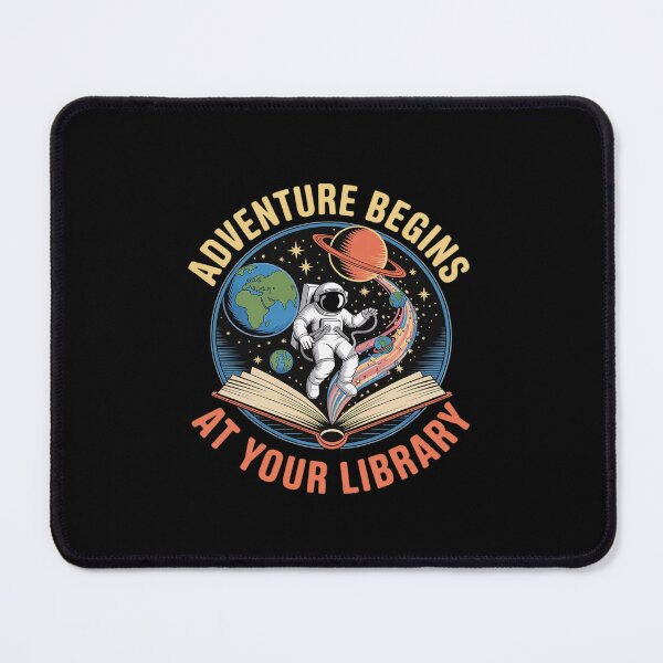 Item preview, Outer Space Adventure Begins At Your Library Summer Reading designed and sold by PowAcademy.