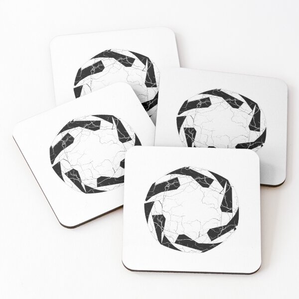 Item preview, Frozen Ink Vortex Abstract Black White Geometric Design designed and sold by INNER WINNER YOU.