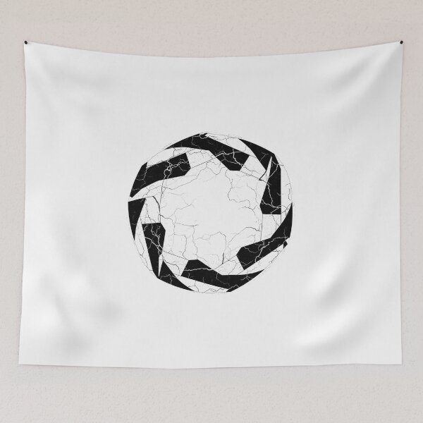 Item preview, Frozen Ink Vortex Abstract Black White Geometric Design designed and sold by INNER WINNER YOU.