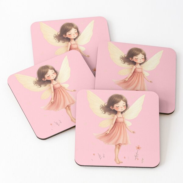 Item preview, Soft Fairy Nursery Wall Art – Neutral Baby Girl Fairy design designed and sold by StudioWhitworth.