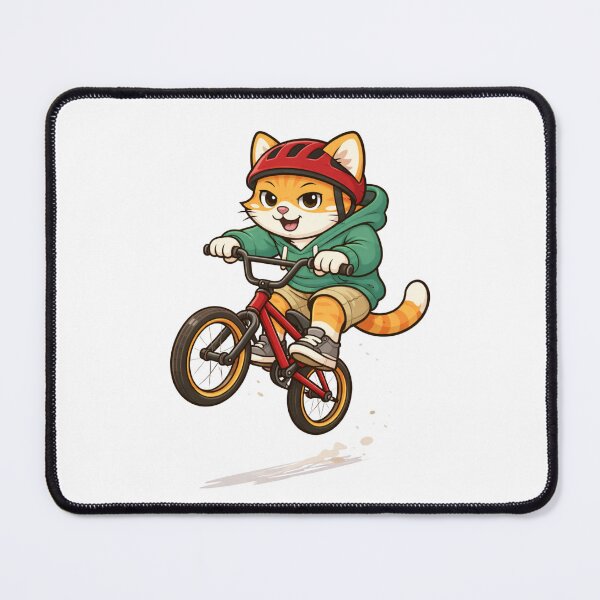 Item preview, BMX Rider Cat – Action Sports Character designed and sold by DesignsByHania.
